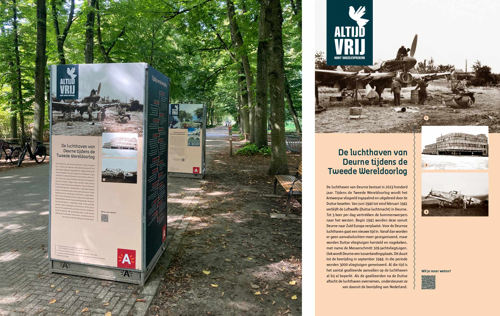 Vormgeving en opmaak van 96 panelen over de bevrijding van Antwerpen in de tweede wereldoorlog